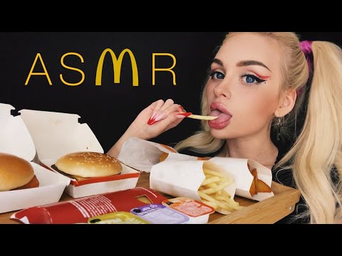 ASMR ИТИНГ ВКУСНО И ТОЧКА (McDonalds)🍟🍔 ASMR EATING SOUNDS🥤