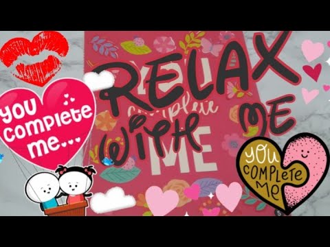 LO-FI ASMR VISUAL & SOUND TRIGGERS: "YOU COMPLETE ME" STICKER PUZZLE #280