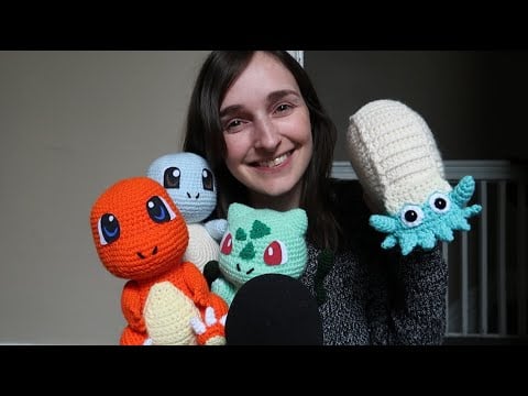 What Is Your Favorite Pokémon?  Whispered ASMR Pokémon Plushies Crochet