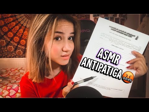 ASMR Roleplay Recepcionista de Hotel Antipática te atiende 🤬