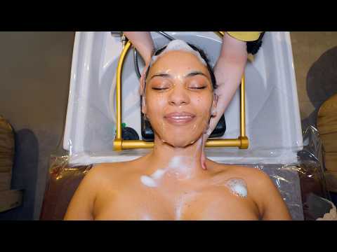 ASMR: Extremely Relaxing Vietnamese Head Water Massage - Scalp Treatment & Hair Wash