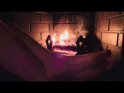 ASMR bare feet by the fire sounds relaxing