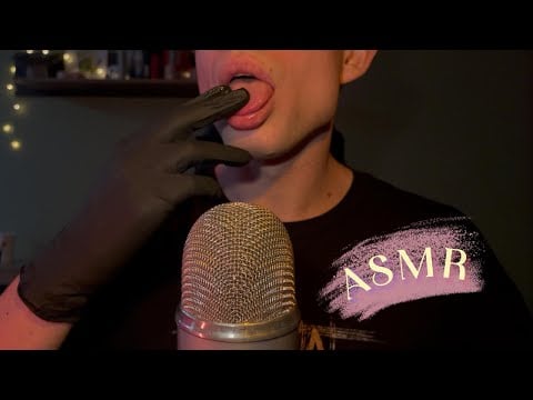 ASMR | Spit Painting w/ Gloves & Intense Mouth Sounds 🎨
