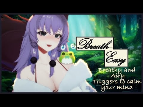 [Binaural ASMR]  Breathy, Airy Triggers to Calm Your Mind!! Ear Blowing, Fan, Breathing, etc.