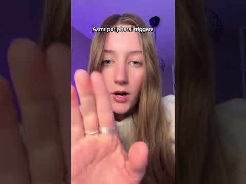 Peripheral triggers! 👀 #asmr #asmrperipheral #fastasmr #followmyinstructions #sleep