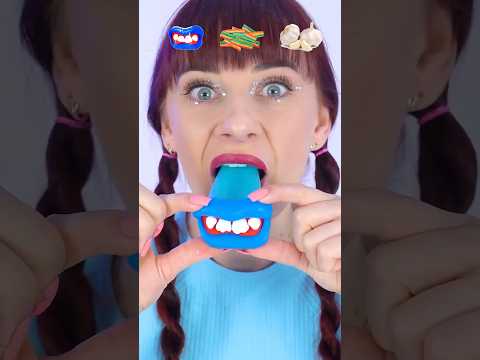 ASMR Frozen Gummy Candy Emoji Eating  #eatingsounds