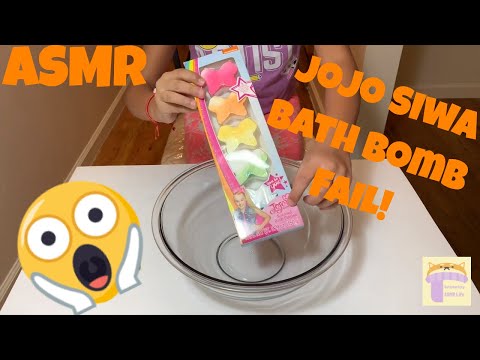 JOJO SIWA BATH BOMB FAIL | ASMR