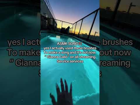 if I write their initial they are in love #asmr #lofiasmr #poolasmr #relax
