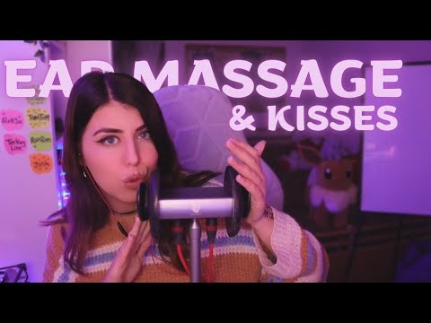 ASMR Ear Massage And Ear To Ear Kisses 💋 (𝓣𝓲𝓷𝓰𝓵𝓮 𝓞𝓿𝓮𝓻𝓵𝓸𝓪𝓭✨)