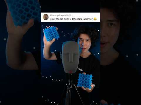 “your studio sucks. lofi asmr is better 😂” #asmr