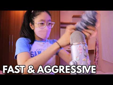 ASMR FAST & AGGRESSIVE FABRIC SCRATCHING (NO TALKING)