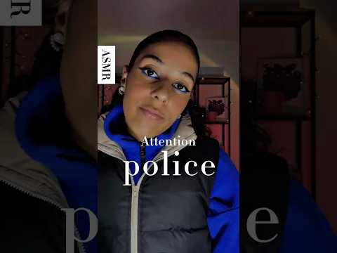 ASMR RP - Attention police !  #asmrfr #roleplay #asmr #relax