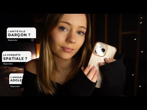 ASMR | qu’est ce que je pense de… ? ( je vous réponds )