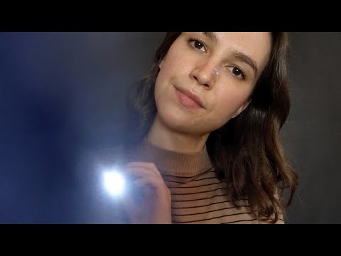 ASMR Covering Your Eyes (Eye Exam & Light Triggers)