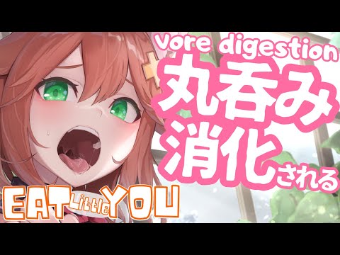 つなに丸呑みされて消化される♡EAT Little YOU【サイズフェチ/vore/digestion】