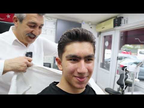 ASMR RELAXING SOUND WITH HAIR CUTING! MASSAGE WITH TURKISH BARBER MUNUR ONKAN