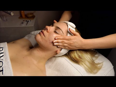 ASMR | soin du visage en insitut pour relaxation PROFONDE 🌱 (spa music)