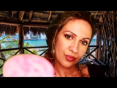 💤 SPA SUR LA PLAGE - soin du visage et massage à l'huile - son de vague et layered sound