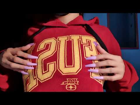ASMR 😪😴 Fast and Aggressive Hoodie Scratching  ++ ✨🤍   *asmrzeroone.