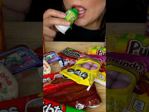TRYING MEXICAN CANDY #asmr #candy #mexican #food