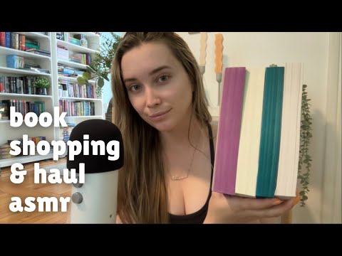 ASMR 📚 Come With Me to Spend Only $100 on Books! Bookstore Tap Through & Book Haul ✨