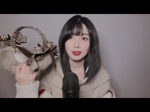 韓国で買った冬服ささやき紹介【ASMR】