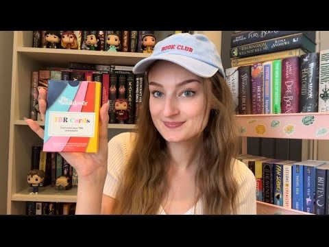 ASMR TBR Cards Pick My August TBR (book triggers) 