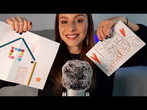 ASMR - Encore des dessins de mes petits élèves ✏️👩‍🏫