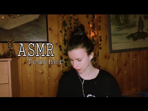 АСМР УЧИТЕЛЬ АНГЛИСКОГО 👩‍🏫📚/ASMR ENGLISH 👩‍🏫📚