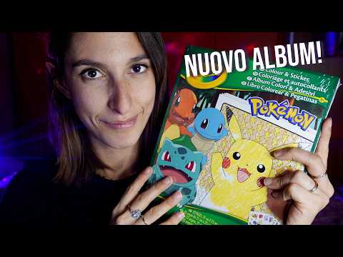 RILASSATI MENTRE COLORO L'ALBUM DEI POKÉMON 🎨 Soft Spoken | ASMR ita