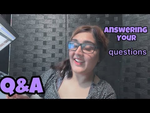 ASMR answering your QUESTIONS 
