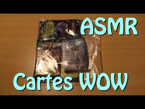 Ouverture de 3 paquets de jeu de cartes WOW [ ASMR ]