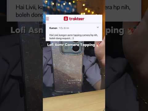 ASMR Camera Tapping for Support Request - Relaxing Trigger ✨💖 #asmr #cameratapping #asmrtapping