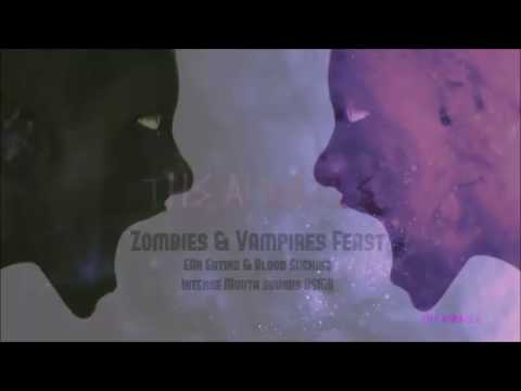 [ASMR] Ear Eating & Blood sucking  ★ Zombies & Vampires Feast ★ [layered] Intense [mouth sounds]