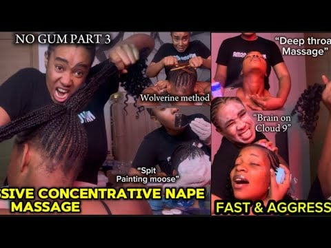 ASMR:COMPILATION OF FAST & AGGRESSIVE HEAD SCRATCH MASSAGE ,HAIR PULLING,INTENSE HAIR GREASING&TOOLS