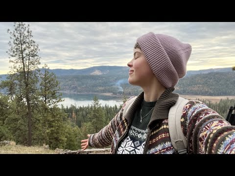 ASMR | Touch Grass With Me (hiking in the mountains + nature sounds)