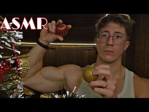 ASMR | POV: VOCÊ É UMA ÁRVORE E EU TE DECORO PARA O NATAL 🎄🎅🏻