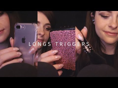 ASMR FRANCAIS ⚪️ longs triggers, tapping, brushing ... pour dormir !