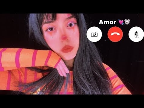 ROLEPLAY | Videollamada con tu novia a distancia💘🐭 | Andrea ASMR 💓🦋