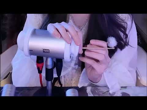 Deep Ear Cleaning & Relaxing ASMR: Feather Brushes, Ear Massage, Sponge Sounds & Hair Wash