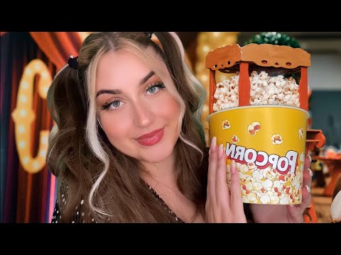 ASMR deutsch 🎥 Liebevolle Kino Mitarbeiterin berät dich im Movie Theater Roleplay | Lidi ASMR 🍿