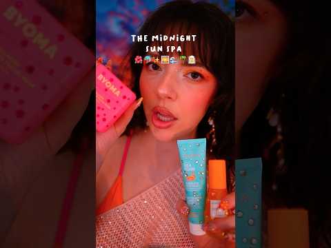 The Summer Midnight Sun Spa 🌺🌅🐬 #asmr