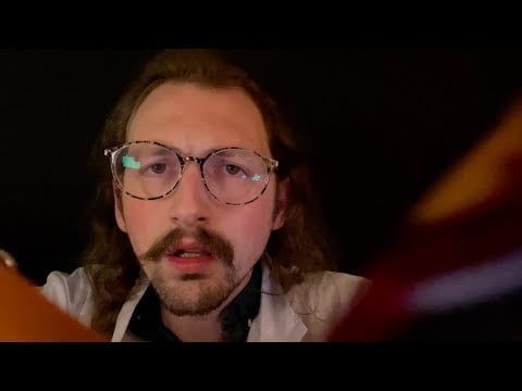 ASMR You Have a Strange Face Condition Roleplay {Various Tests & Note Taking} (3 Minute Version)