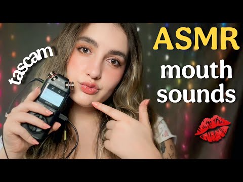 ASMR Mouth Sounds, 👄 Besitos, Inaudible con TASCAM para DORMIR 💤 