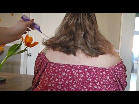 💕 ASMR Perfectionist w/ Hair & Shirt Styling + Fixing - Soft Spoken Whispers 💗
