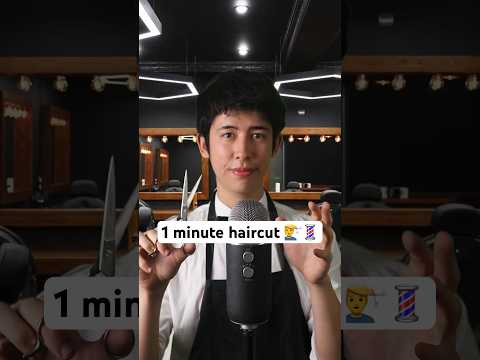 FASTEST haircut ever! 💇‍♂️💈#asmr