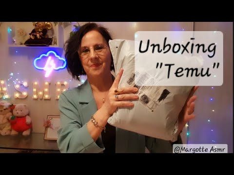Asmr français, petit Unboxing "Temu"