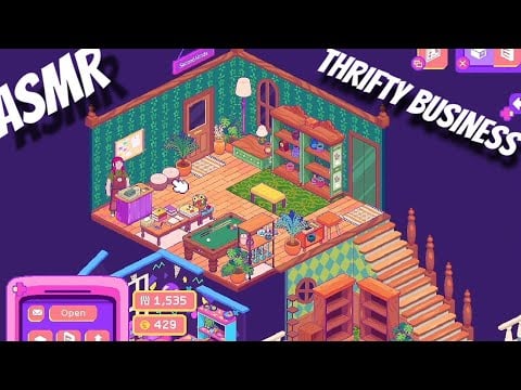 ASMR || Fall Asleep While I Run A Thrift Store! (Thrifty Business Pt 2)