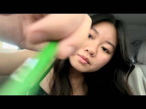 ASMR coloring your face rainbow :) 🌈