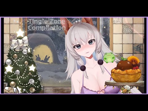 [VTUBER 3Dio ASMR] Binaural triggers to MELT you! [NO TALKING]- Tingle Zone Compilation-11/24/23